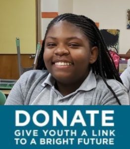 Donate, girl Smiling